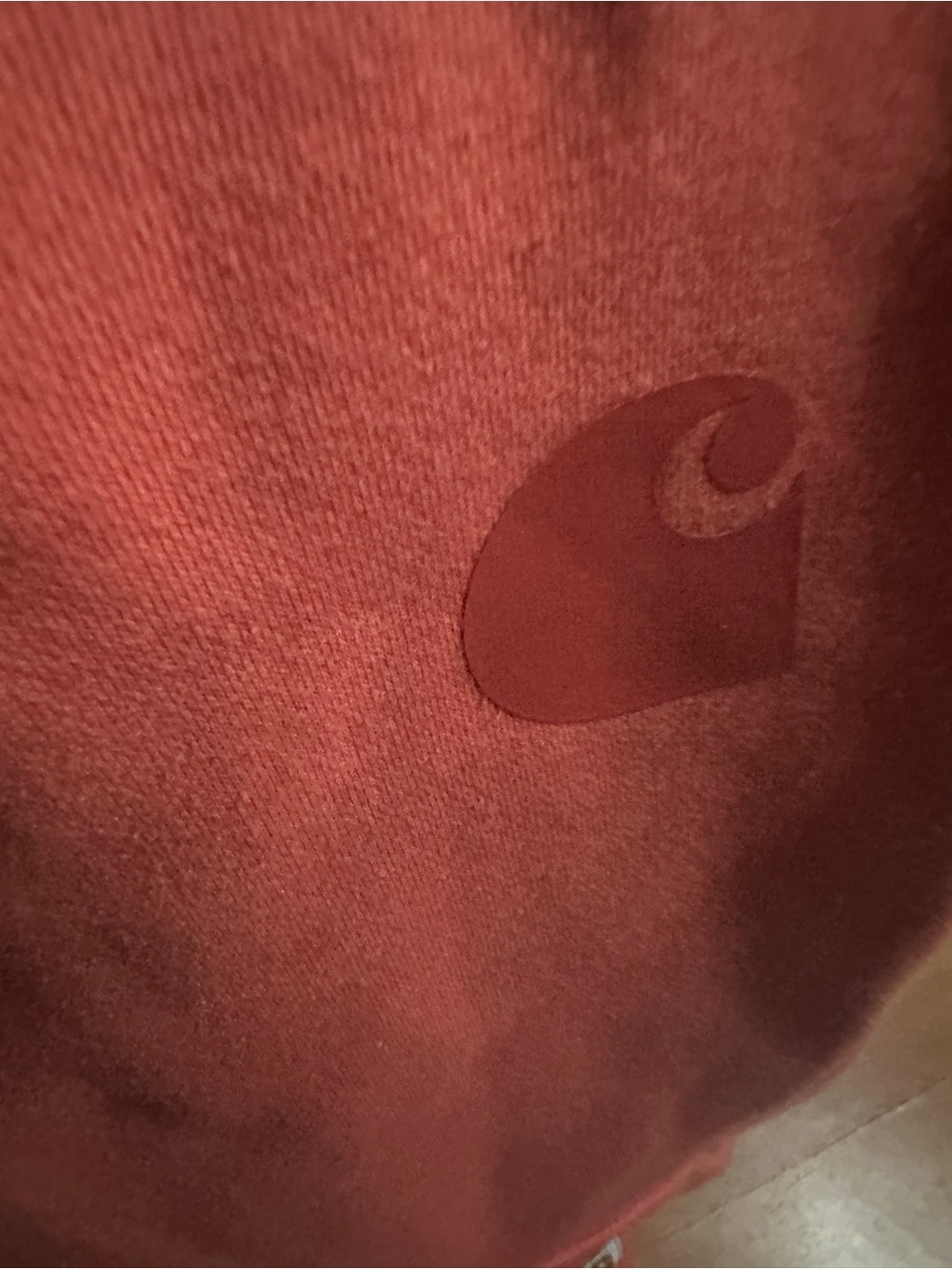Used size S Carhartt Women’s Coral  Logo Sweatshirt